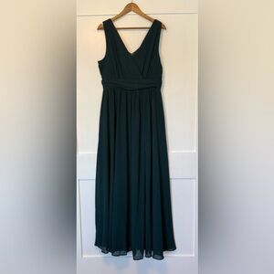 Lulus Thoughts Of Hue Emerald Green Surplice Maxi Dress - Size XL